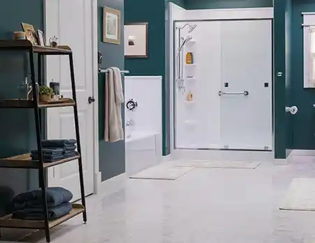 bathroom remodel with shower